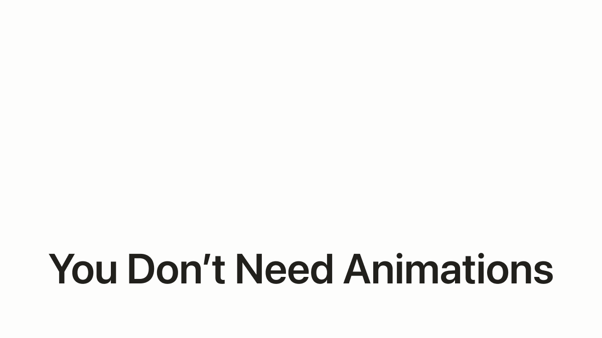 A Arte Sutil da Animação no Design de UI